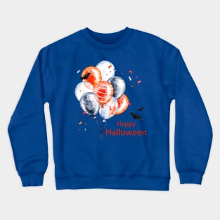 Happy Halloween Balloons Crewneck Sweatshirt